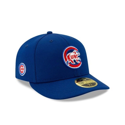 Blue Chicago Cubs Hat - New Era MLB 2021 Spring Training Low Profile 59FIFTY Fitted Caps USA9058672